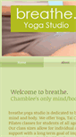 Mobile Screenshot of breatheyogastudioatlanta.com