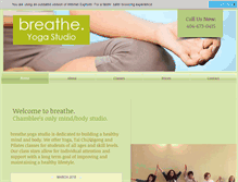 Tablet Screenshot of breatheyogastudioatlanta.com
